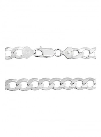 925 Sterling Silver Cuban Curb Chain Necklace
