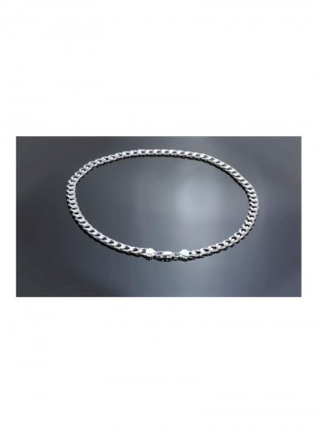 925 Sterling Silver Cuban Curb Chain Necklace