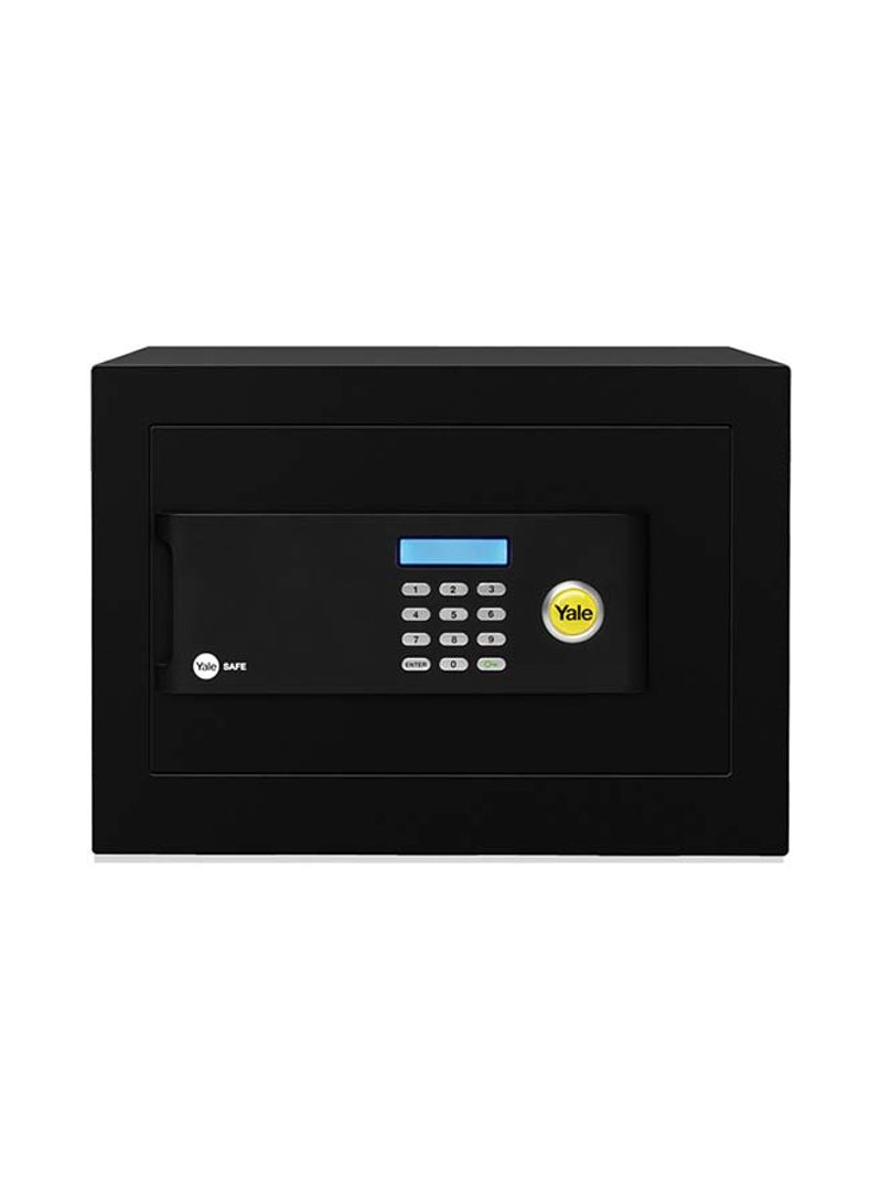 Home Security Safe With Pincode Access Black 25x35x30cm