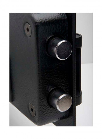 Home Security Safe With Pincode Access Black 25x35x30cm