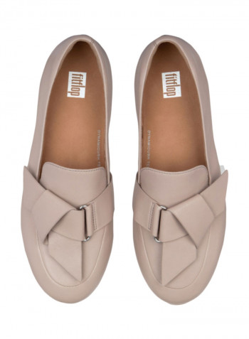 Lena Knot Loafers Mink