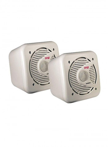 2-Way Waterproof Marine Speakers B000NJDKOQ White