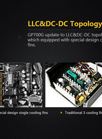 Gaming PC Computer Power Supply Black