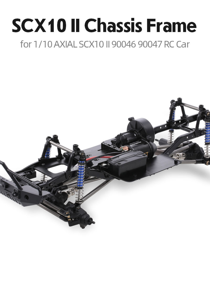313mm SCX10 II Chassis Frame For 1/10 AXIAL 90046 90047 RC Crawler 42.7 X 13.8 X 22.4cm