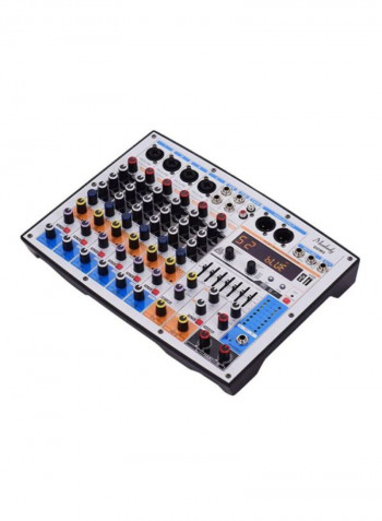 Ddm8 Compact 8 Channels Mixer Mixing Console With Charging Adapter And User Manual