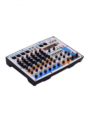 Ddm8 Compact 8 Channels Mixer Mixing Console With Charging Adapter And User Manual