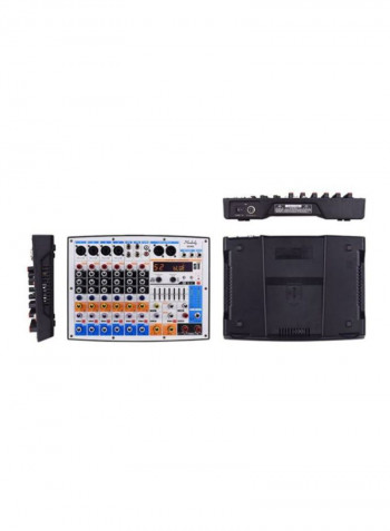 Ddm8 Compact 8 Channels Mixer Mixing Console With Charging Adapter And User Manual