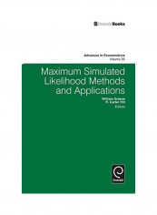 Maximum Simulated Likelihood Methods And Applications Hardcover English by William Greene
