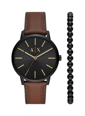 Men's Cayde Analog Wrist Watch AX7115 With Bracelet