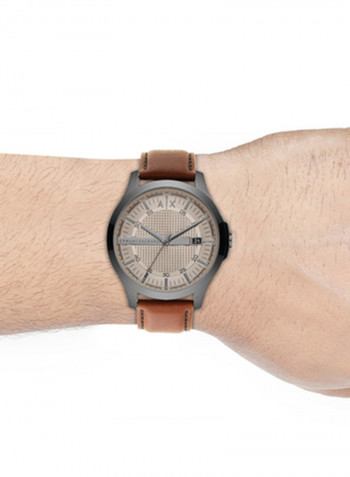 Men's Hampton Round Shape Analog Watch AX2414