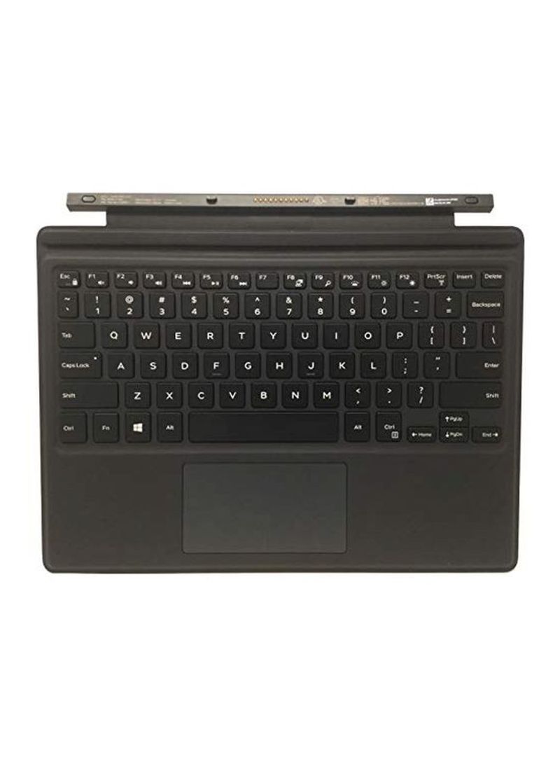 2-In-1 Travel Keyboard For Latitude 5285/ Latitude 5290 Black