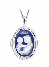 925 Sterling Silver Pictures Photo Pendant Necklace