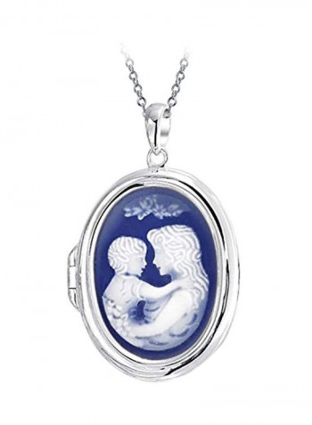 925 Sterling Silver Pictures Photo Pendant Necklace