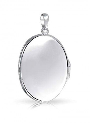 925 Sterling Silver Pictures Photo Pendant Necklace