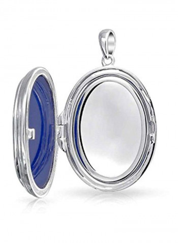 925 Sterling Silver Pictures Photo Pendant Necklace