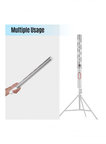 Dimmable LED Video Light Silver