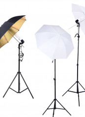 Photo Studio Kit Photography Muslin Backdrop Stand and E27 Light Socket Soft Umbrella Black/Gold Umbrella Set Black/Golden reviews Photo Studio Kit Photography Muslin Backdrop Stand and E27 Light Socket Soft Umbrella Black/Gold Umbrella Set Black/Golden