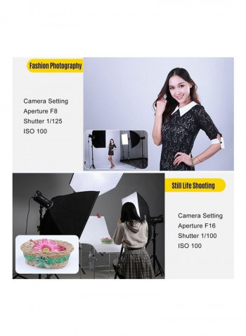 Compact Studio Flash Light Strobe Lighting Lamp multicolour