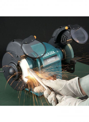 Bench Grinder Blue/Black 37.5x20.5x28.6cm