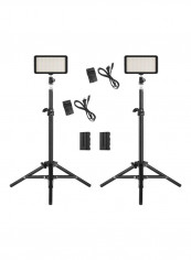 7-Piece LED Video Light Kit Black reviews 7-Piece LED Video Light Kit Black