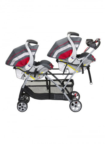 Snap-N-Go Twin Stroller Travel System - Multicolour