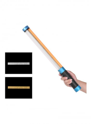 Handheld LED Video And Photography Light Brown/Blue/Black