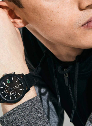 Men's Water Resistant Silicone Chronograph Watch 2010972