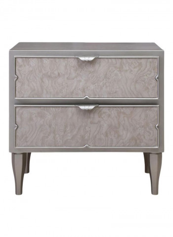 Britelook Night Stand Silver 73x41x45centimeter