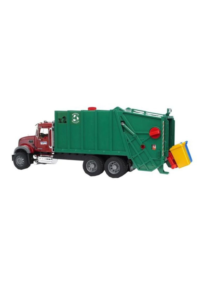 Mack Granite Rear Loading Garbage Truck Toy 2812