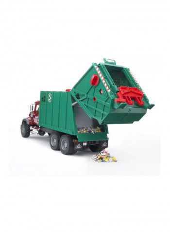 Mack Granite Rear Loading Garbage Truck Toy 2812
