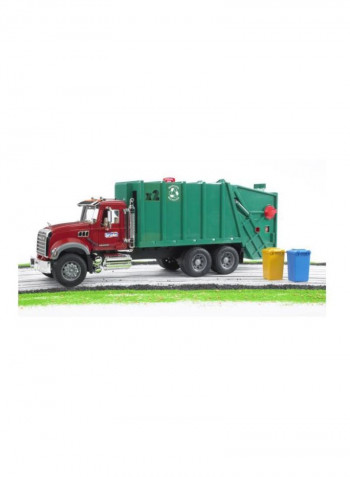 Mack Granite Rear Loading Garbage Truck Toy 2812