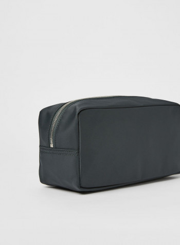 Leather Toiletry Bag Green