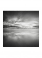 Double VIsion Artwork Canvas Wall Art Black/White 35 x 35inch