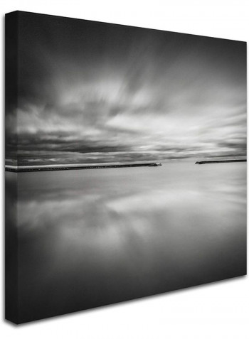 Double VIsion Artwork Canvas Wall Art Black/White 35 x 35inch
