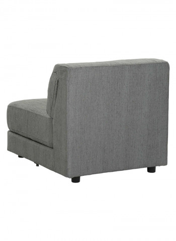 Emotion Armless Chair With Cushion Grey