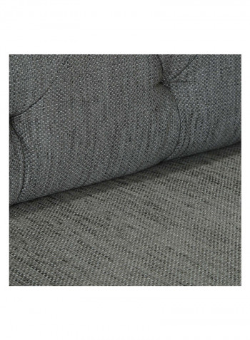 Emotion Armless Chair With Cushion Grey