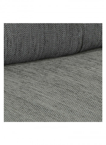Emotion Armless Chair With Cushion Grey