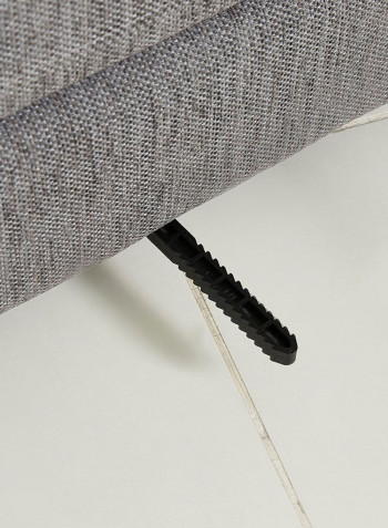 Emotion Armless Chair With Cushion Grey