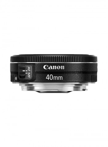 EF 40mm f/2.8 STM Lens For Camera Black
