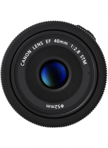 EF 40mm f/2.8 STM Lens For Camera Black