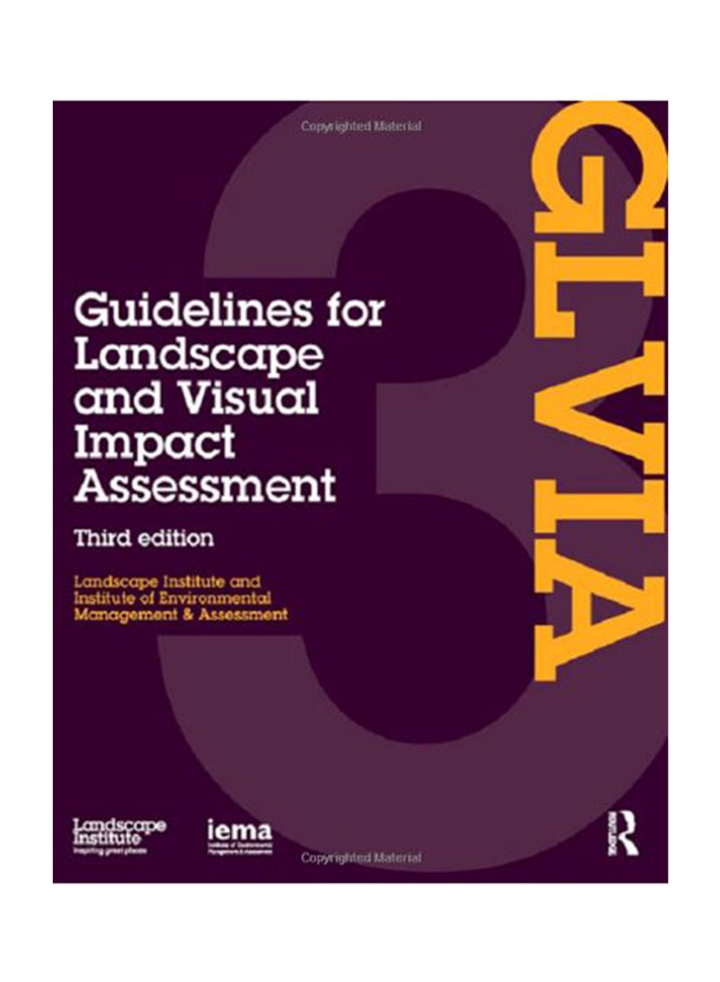 Guidelines For Landscape And Visual Impact Assessment Hardcover