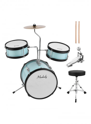 3-Piece Drum Set With Accessories
