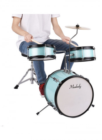 3-Piece Drum Set With Accessories
