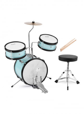 3-Piece Drum Set With Accessories