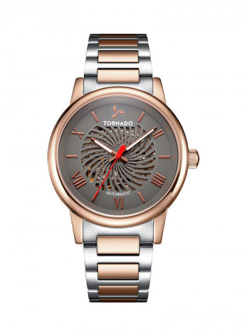 Men's Analog Grey Dial Watch - T20307-KBKX