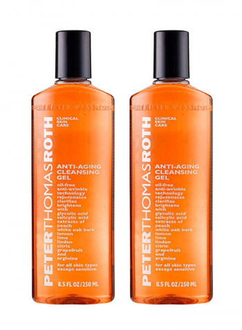 Pack Of 2 Peter Thomas Roth Cosmetics Anti-Aging Cleansing Gel 8.5ounce