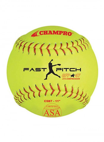 12-Piece Fast Pitch Softball 11inch