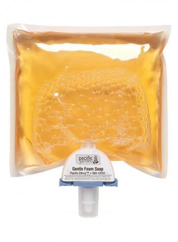 4-Piece Gentle Foam Soap Set Orange 4 x 1200ml