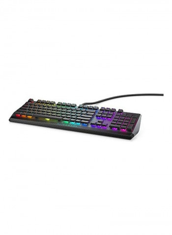 Low-profile Rgb Gaming Keyboard Alienfx Per Key Rgb Led - Media Controls And Usb Passthrough