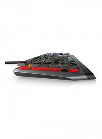 Low-profile Rgb Gaming Keyboard Alienfx Per Key Rgb Led - Media Controls And Usb Passthrough